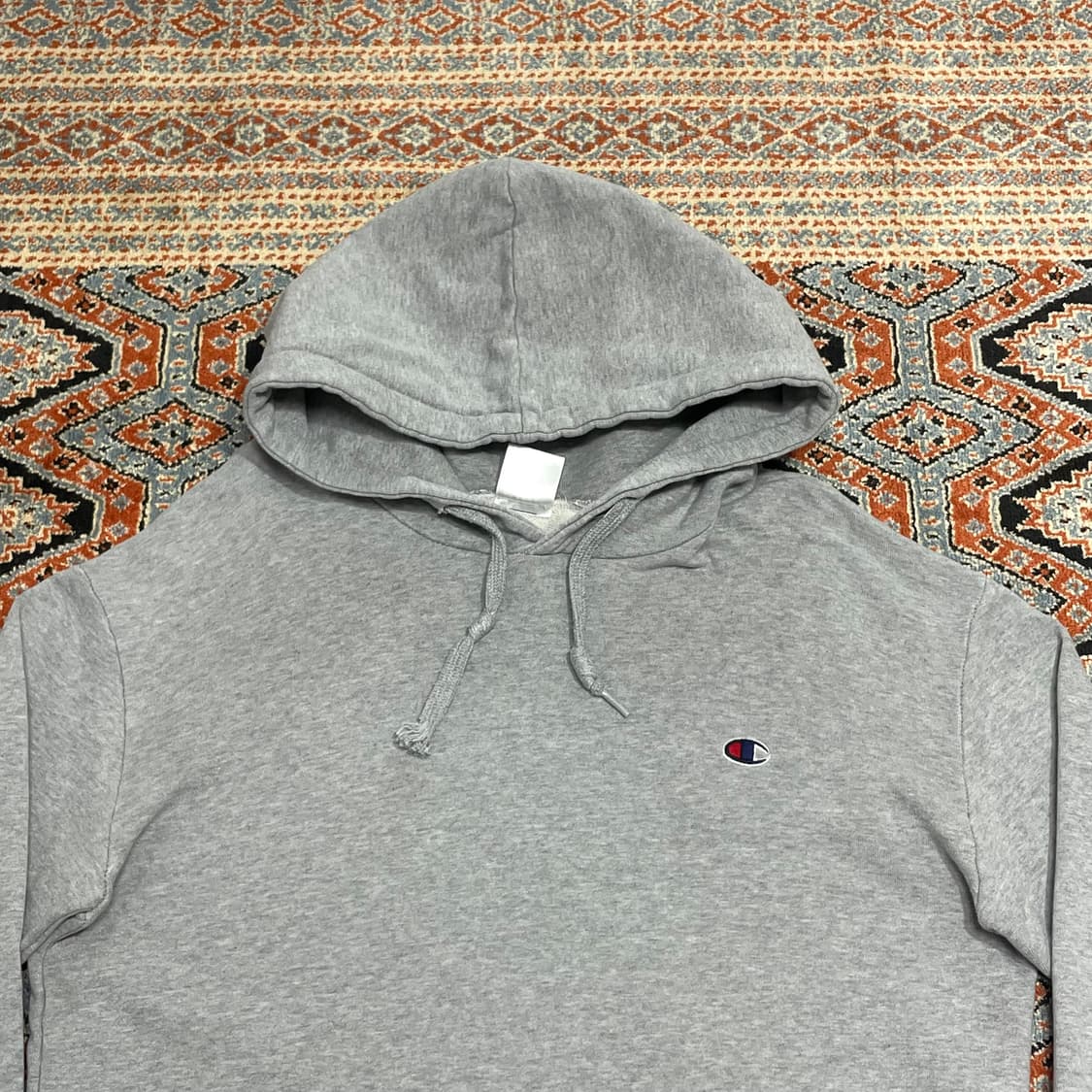 챔피온 그레이 무지 후드티셔츠 남성L 상품이미지2