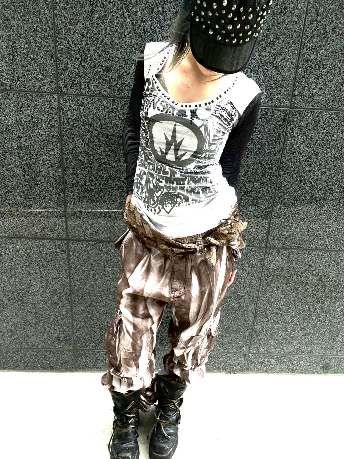 'LIBERTALIA' glitter printing t-shirt 상품이미지5