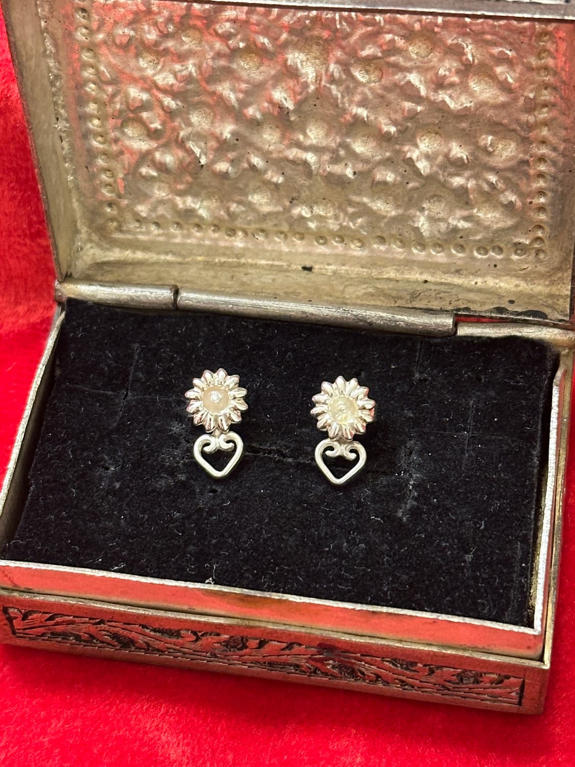 Vintage Daisy 925silver earring 상품이미지2