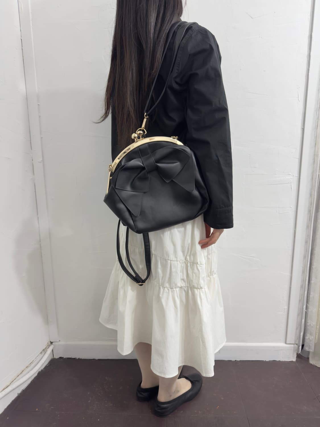 ribbon backpack 상품이미지3