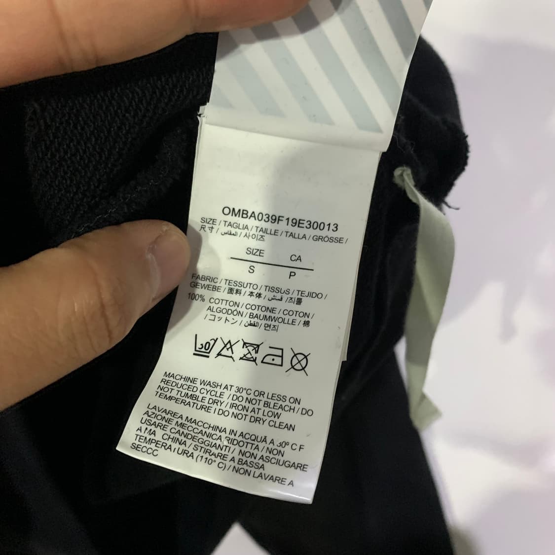 오프화이트 스톤 백 로고 맨투맨 상품이미지4