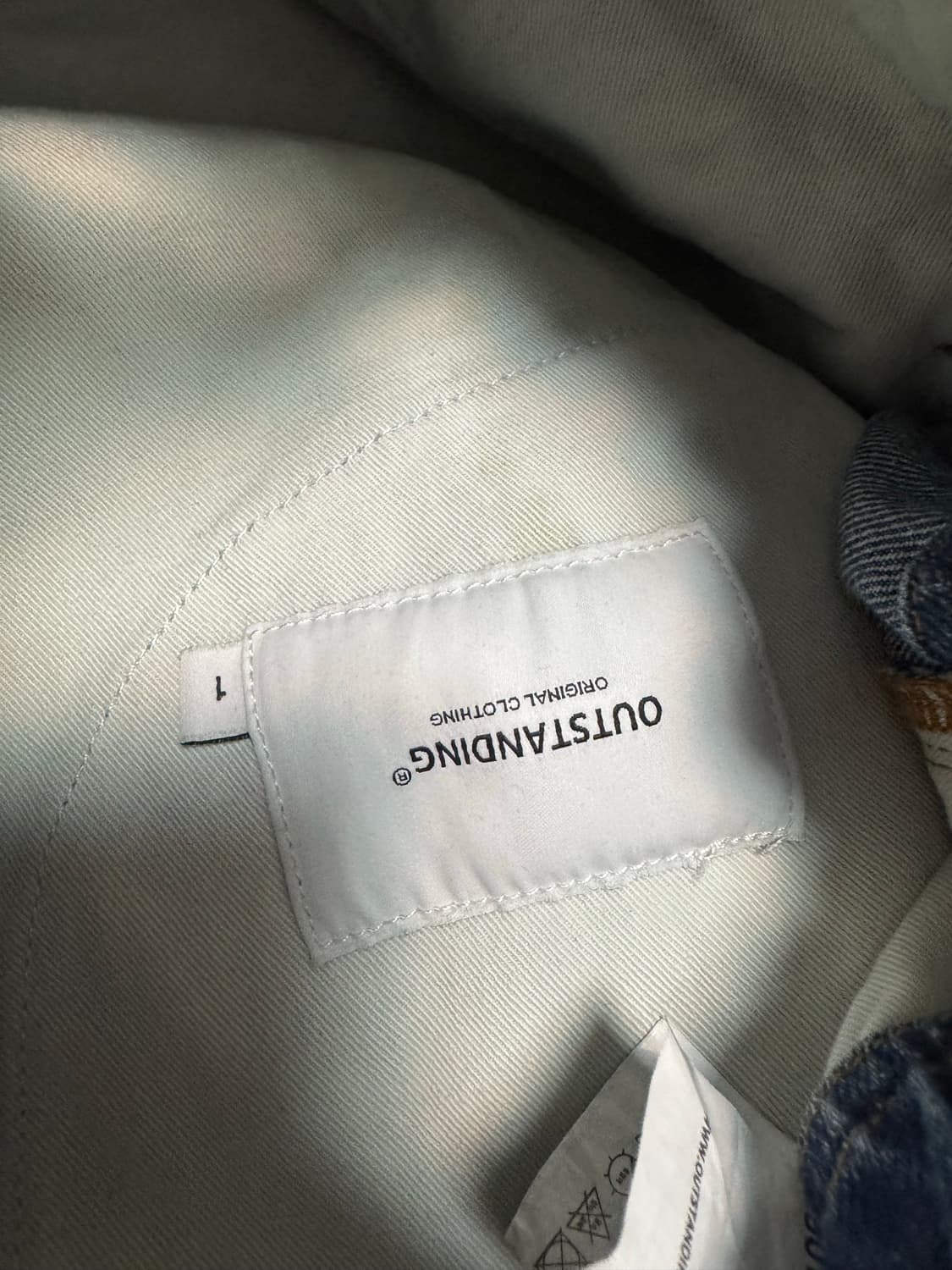 아웃스탠딩 M65 와이드 데님 카고 팬츠 상품이미지3