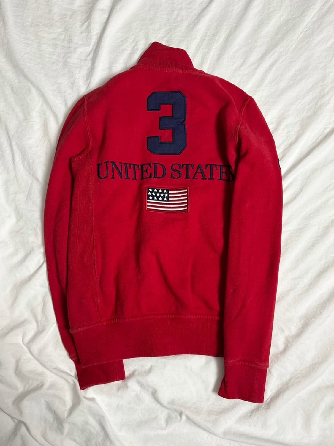 폴로 빅포니 브리튼 레드 코튼집업 상품이미지3