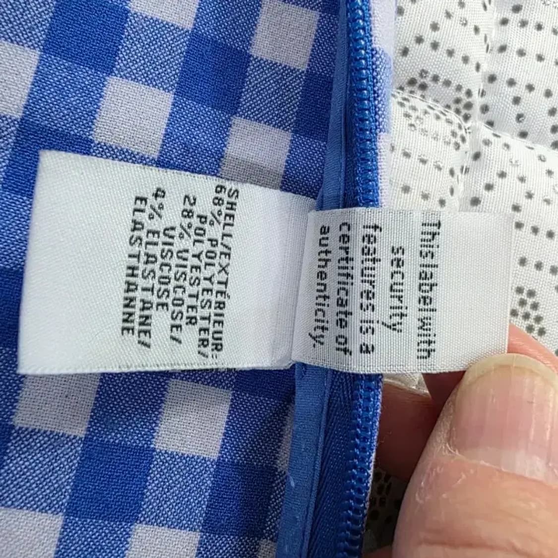 DVF 다이앤본퍼스텐버그 깅엄체크 블라우스 ~55 상품이미지8