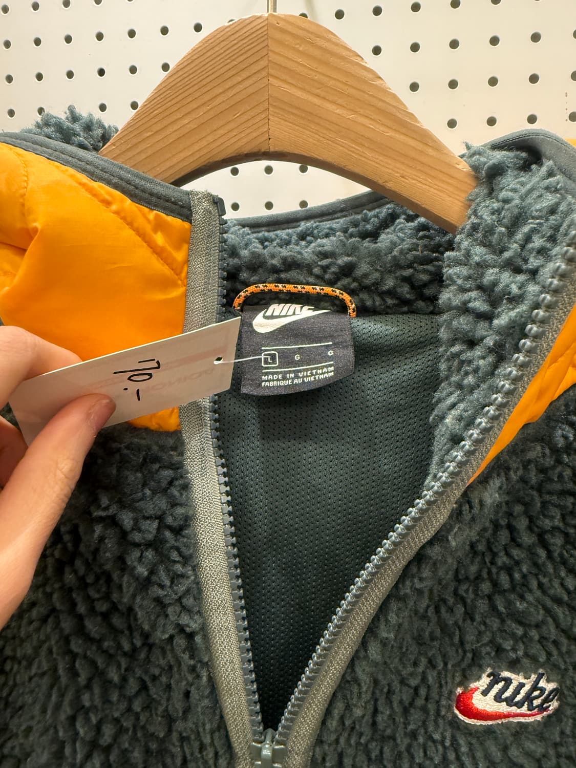 나이키 퓨추라 헤리티지 퀼팅 쉐르파 자켓 U56 상품이미지5