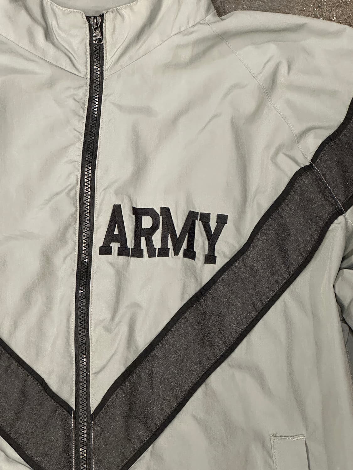 original US ARMY 바람막이 자켓 그레이 L 상품이미지3