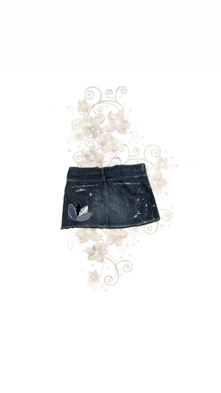 페어리 y2k 오리엔탈 자수 미니스커트 상품이미지2