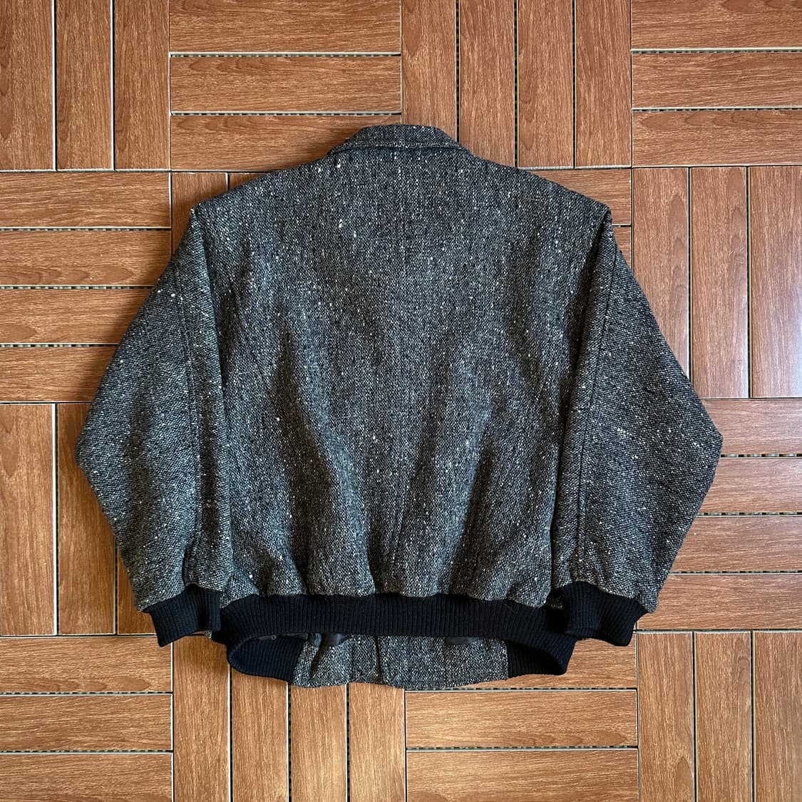 Pokerface tweed wool bomber jacket 상품이미지2