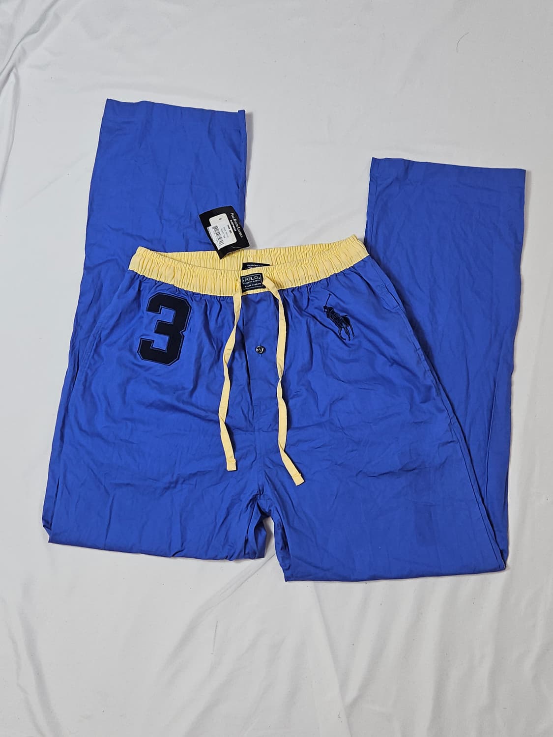 폴로 랄프로렌 빅포니 코튼팬츠 바지 빈티지 스트링 S 30 (새상품) 상품이미지1