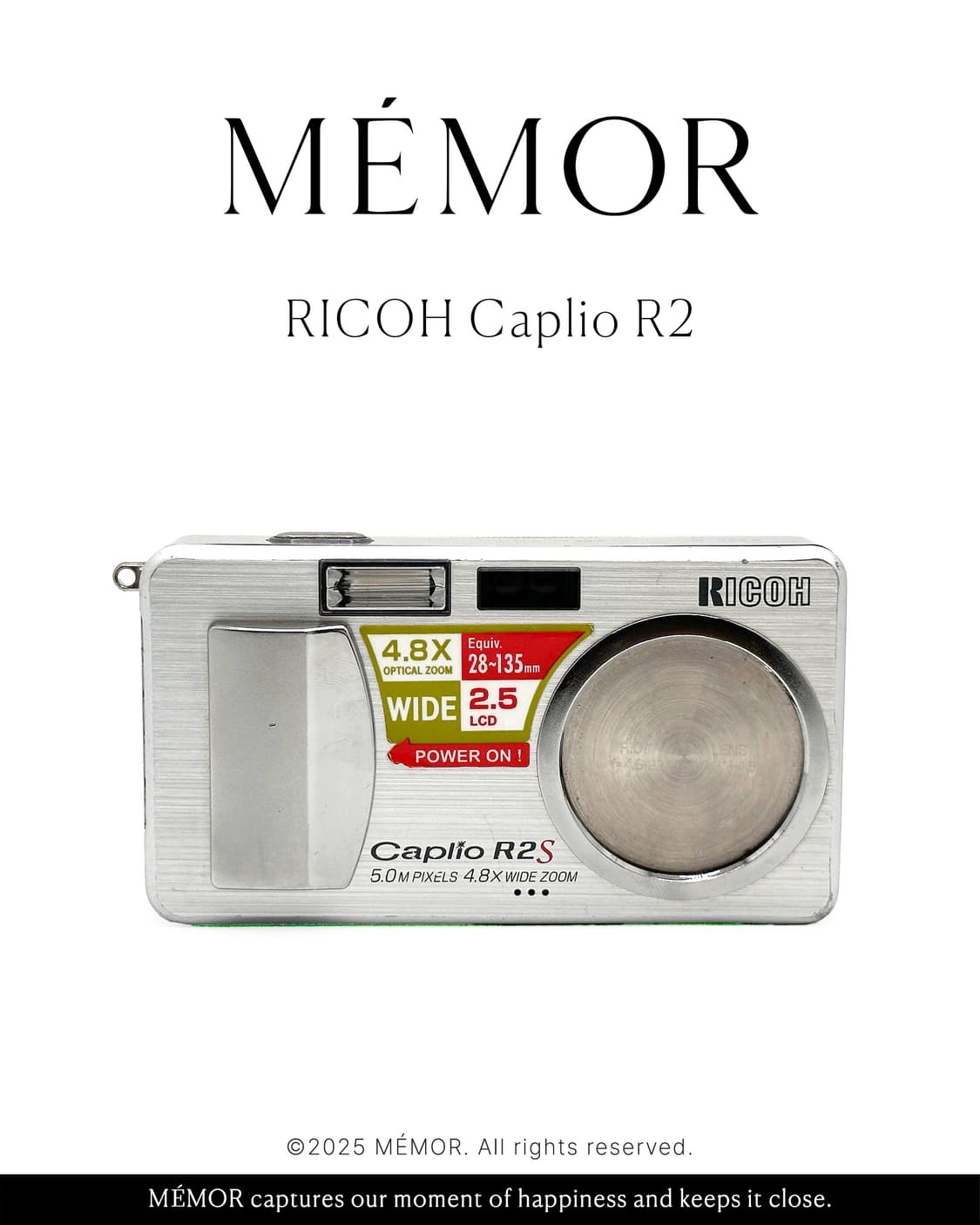풀박스/노란기없는깨끗한느낌작례✨RICOH Caplio R2 리코 디카 상품이미지1