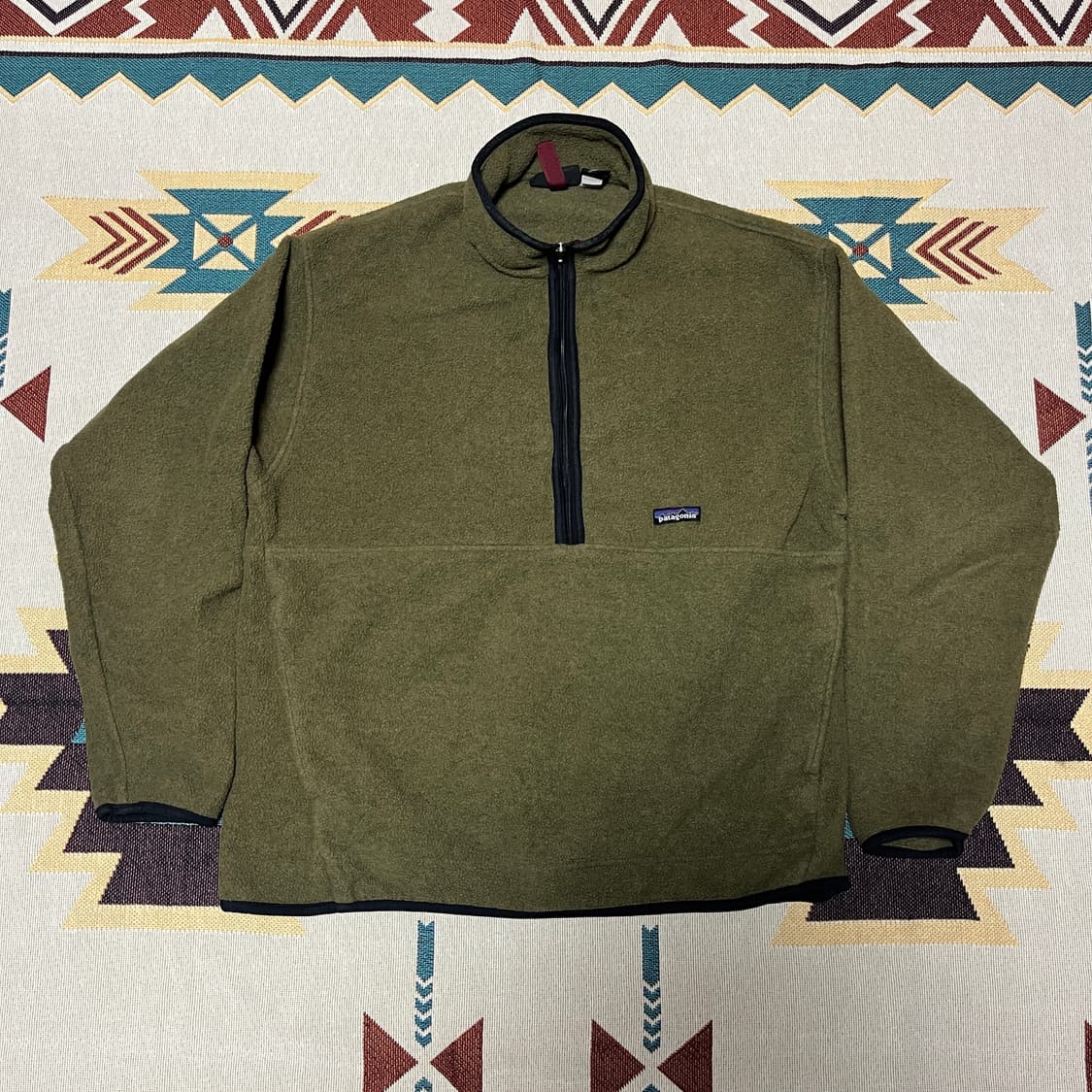 파타고니아 신칠라 하프집업 플리스 XL 올리브 상품이미지1