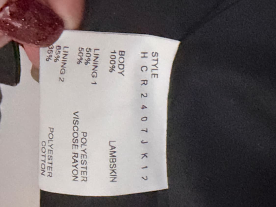 해칭룸 스티치 볼륨 레더 자켓 램스킨 블랙 3사이즈 상품이미지3