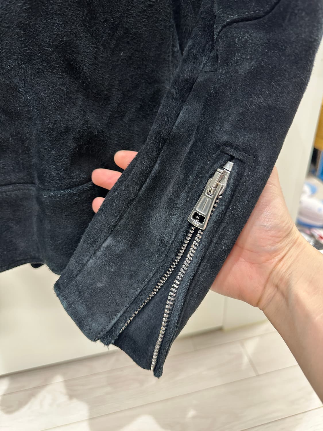 1 piu 1 uguale 3 스웨이드라이더자켓 상품이미지6