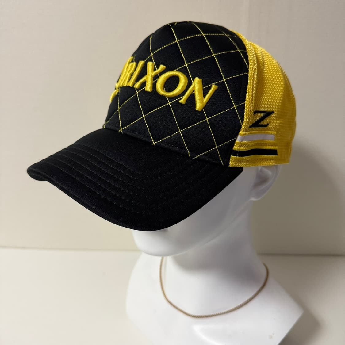 스릭슨 블랙 퀼팅 볼캡 상품이미지2