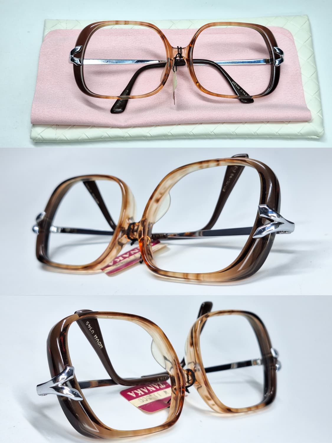 80s 이탈리아제 빈티지 데드스톡/HOYA 0145 안경테 54mm 호야 상품이미지5