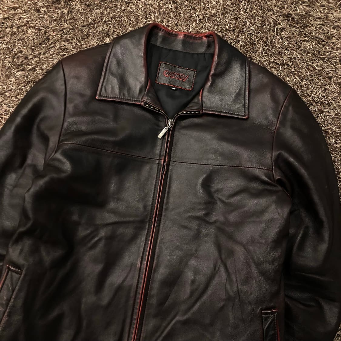 GATSBY 빈티지 레더 가죽 자켓 상품이미지2