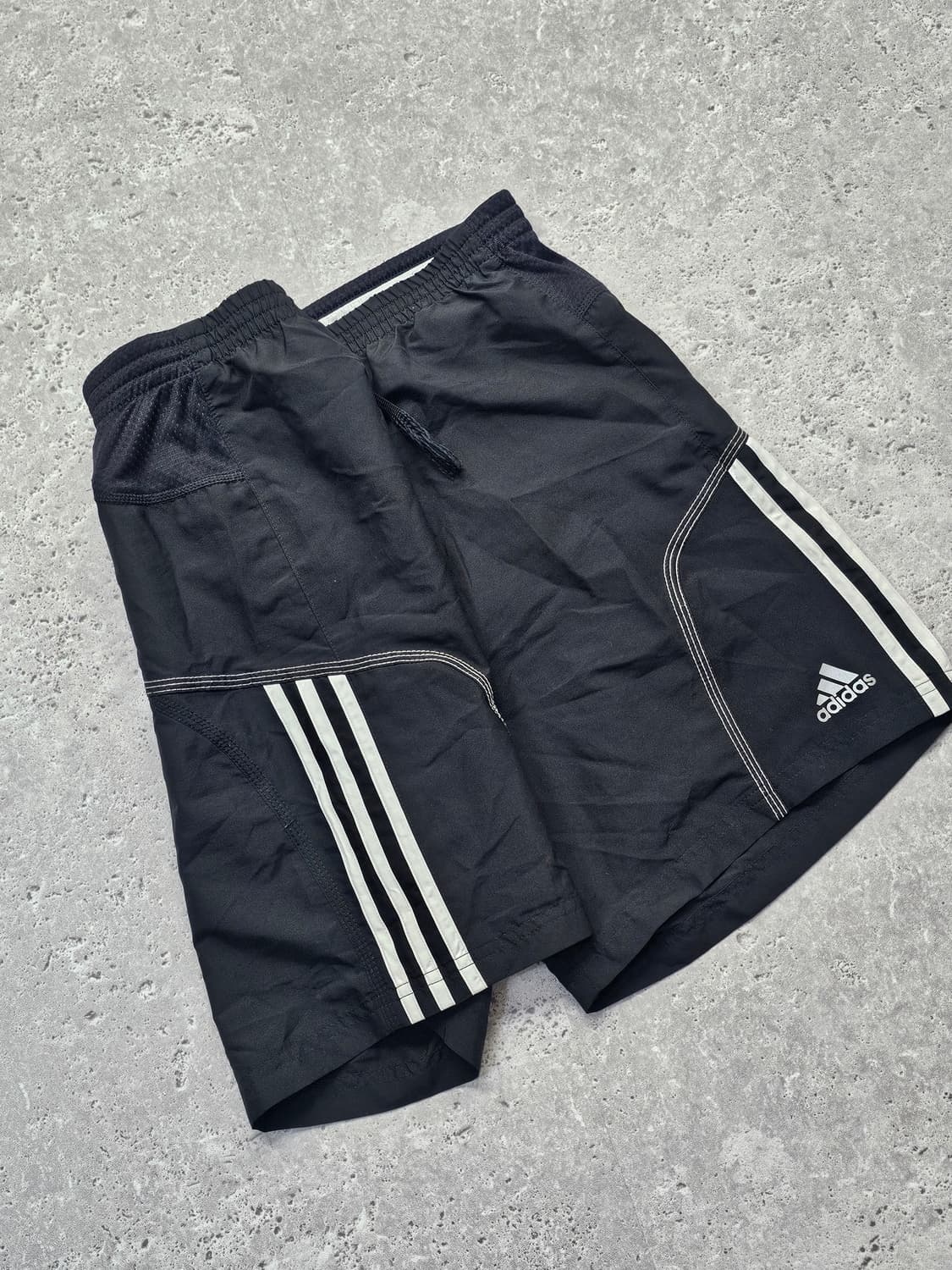 아디다스 삼선 스티키 블랙 트랙팬츠 바람막이 반 바지 상품이미지1