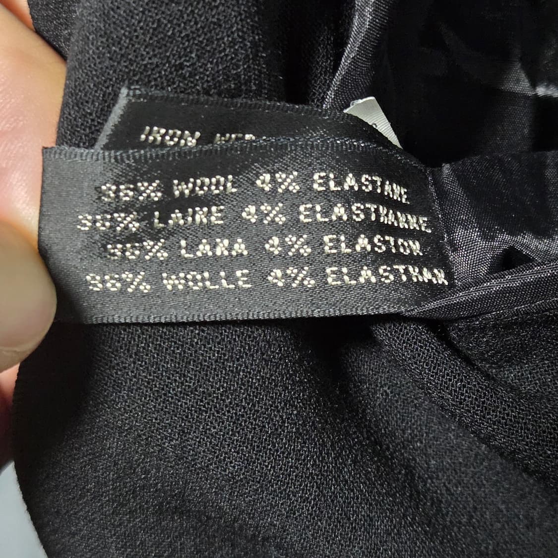 Ralph Lauren 랄프 로렌 블랙 울 민소매 플레어 원피스
 상품이미지4