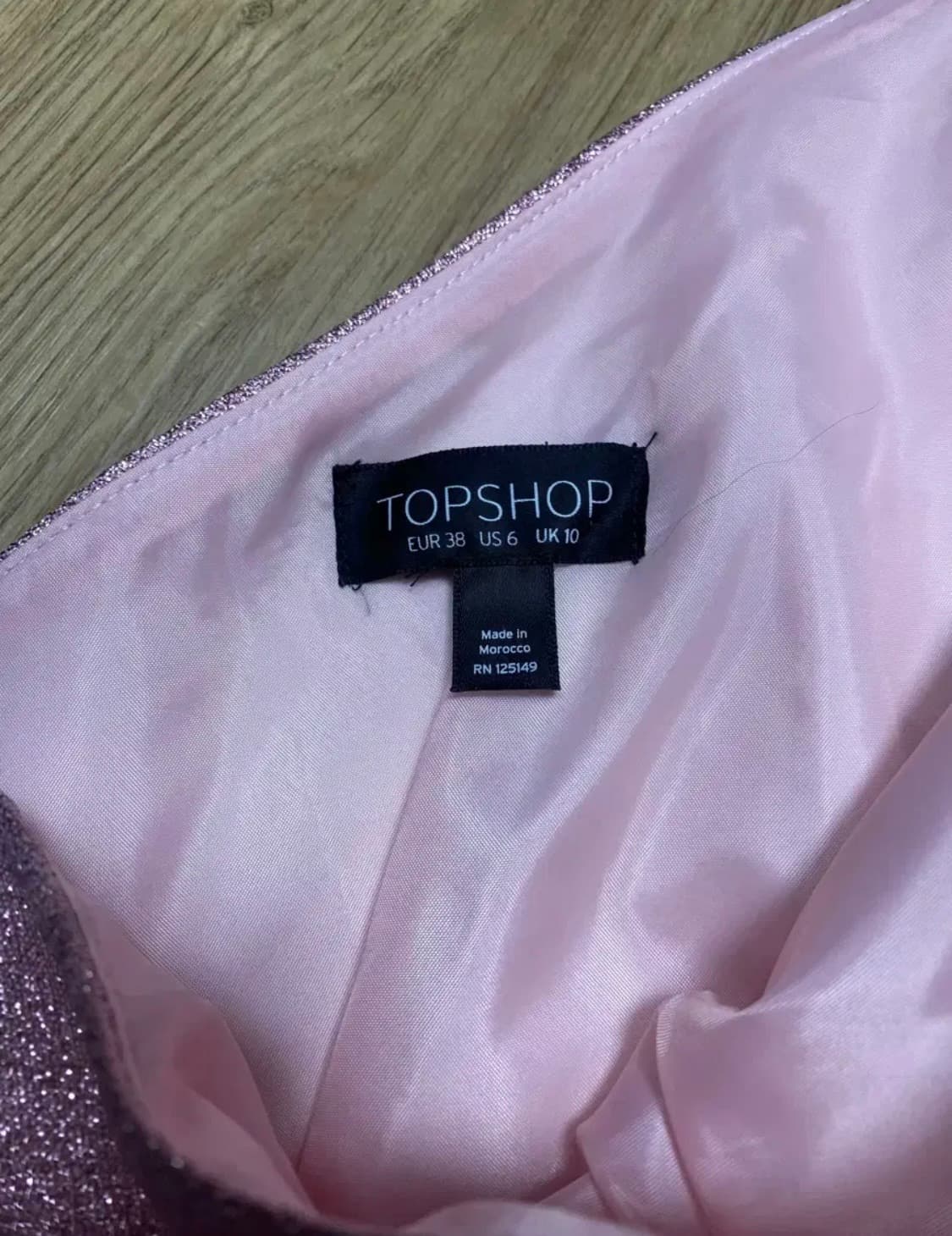 슈슈통 느낌 영국 탑샵 캔디 핑크 원숄더 원피스 상품이미지7