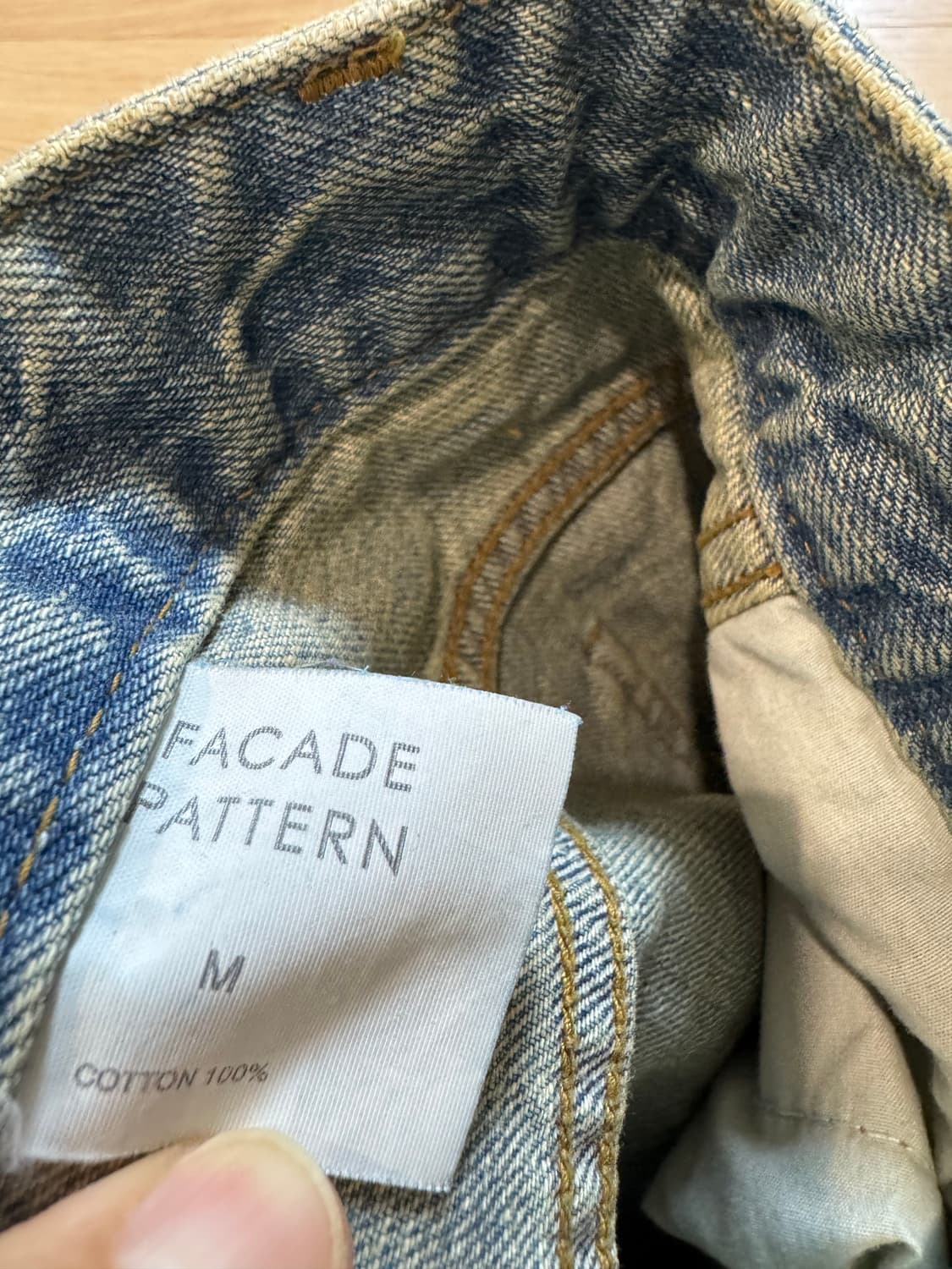 파사드패턴 클래식 데님 fade indigo 상품이미지8
