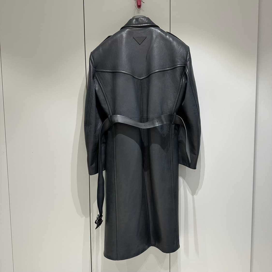 프라다 라프시몬스 22fw 고트레더 밀리터리 코트 상품이미지8