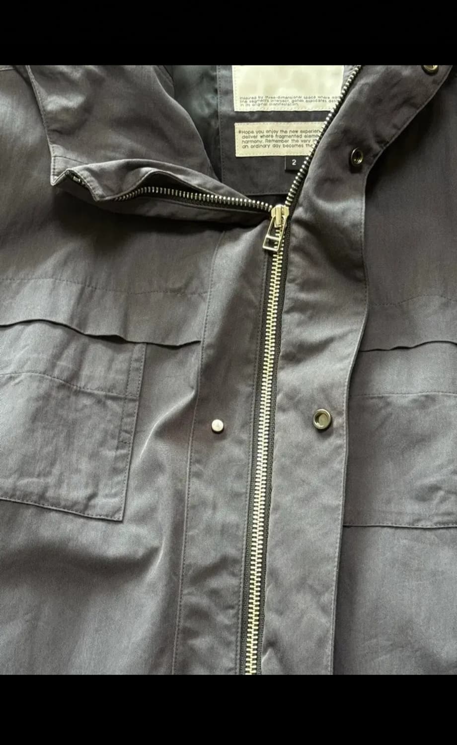 [2]고낙 요들자켓 차콜네이비 상품이미지3