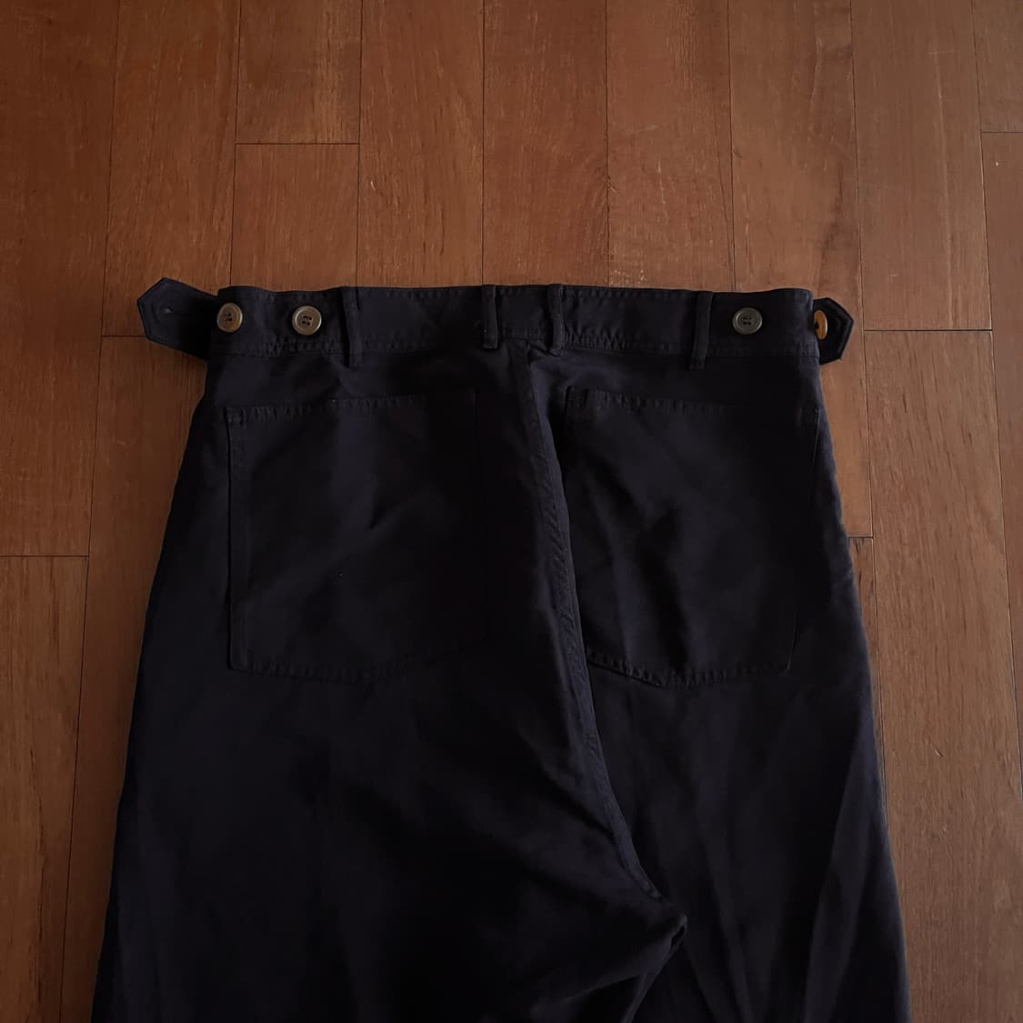 꼼데가르송 옴므 플러스 축융 폴리에스터 팬츠 블랙 상품이미지4