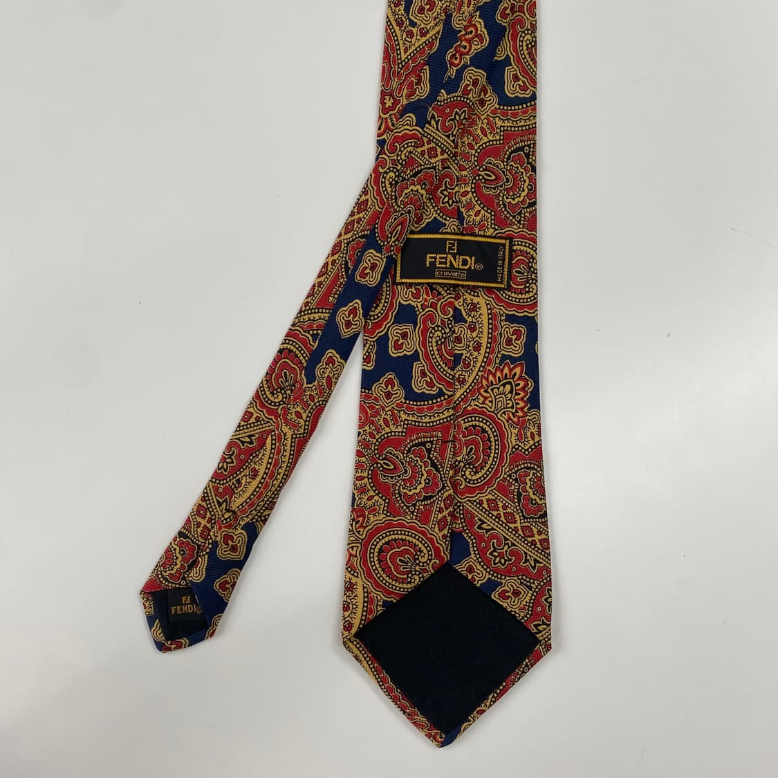 펜디 (FENDI) 페이즐리 명품 정품 넥타이 상품이미지2