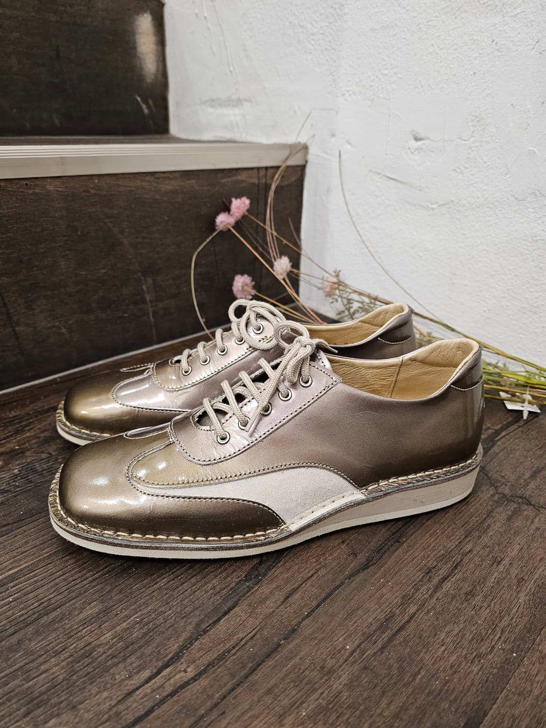 Hush Puppies 골드 스퀘어 스니커즈 상품이미지8