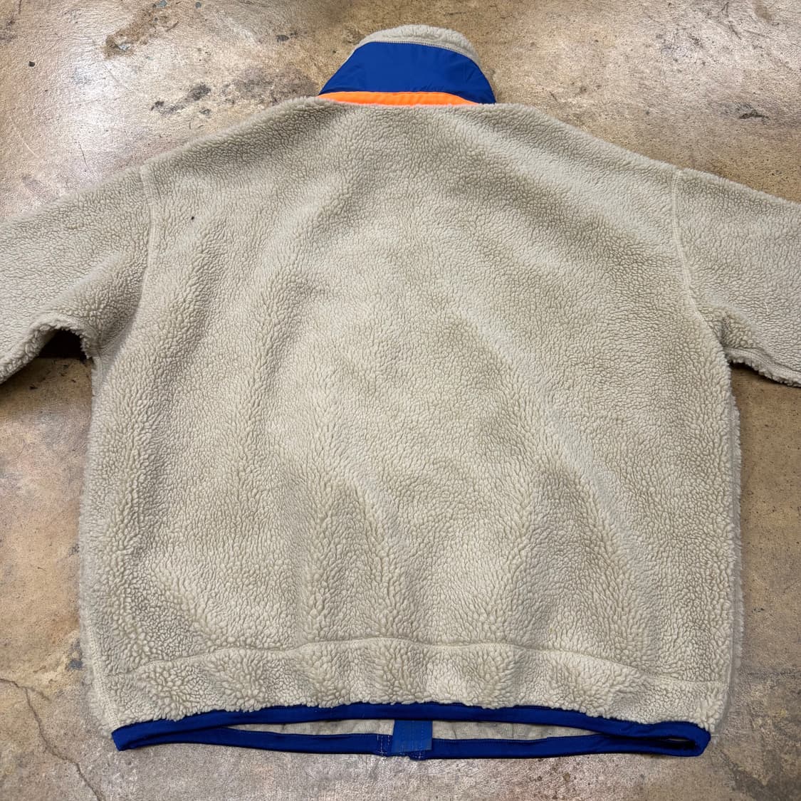 [정품/M] 폴로 랄프로렌 플리스 자켓 베이지 블루 b16 상품이미지4