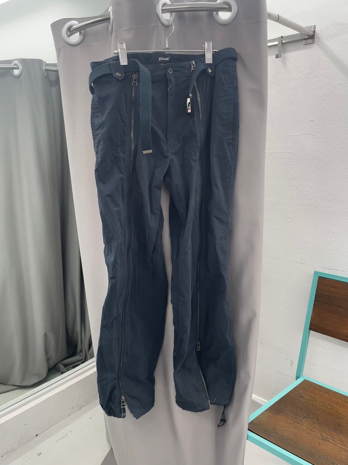 밀리터리 카모 프론트 풀지퍼 유틸리티 팬츠 상품이미지2