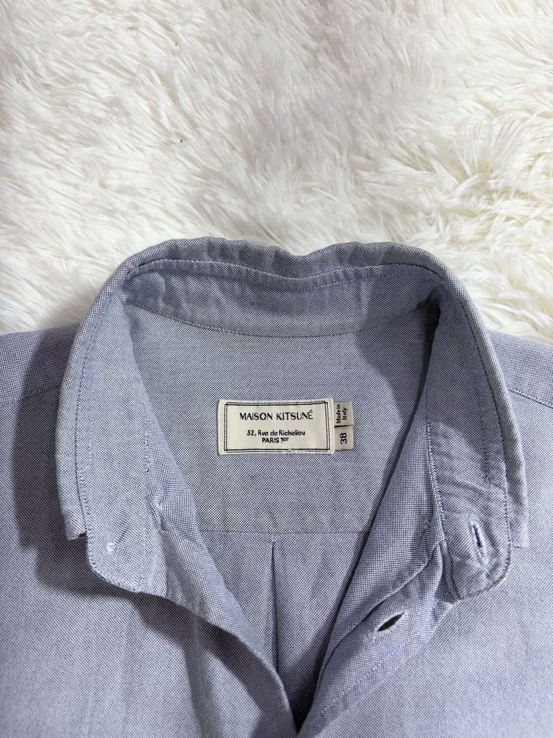 메종키츠네 솔리드 셔츠  상품이미지4