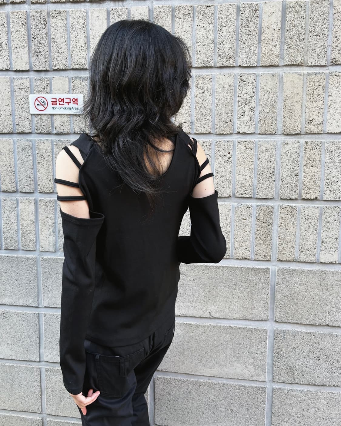 큐티 플래쉬 오리엔탈 오프숄더 롱 슬리브 상품이미지5