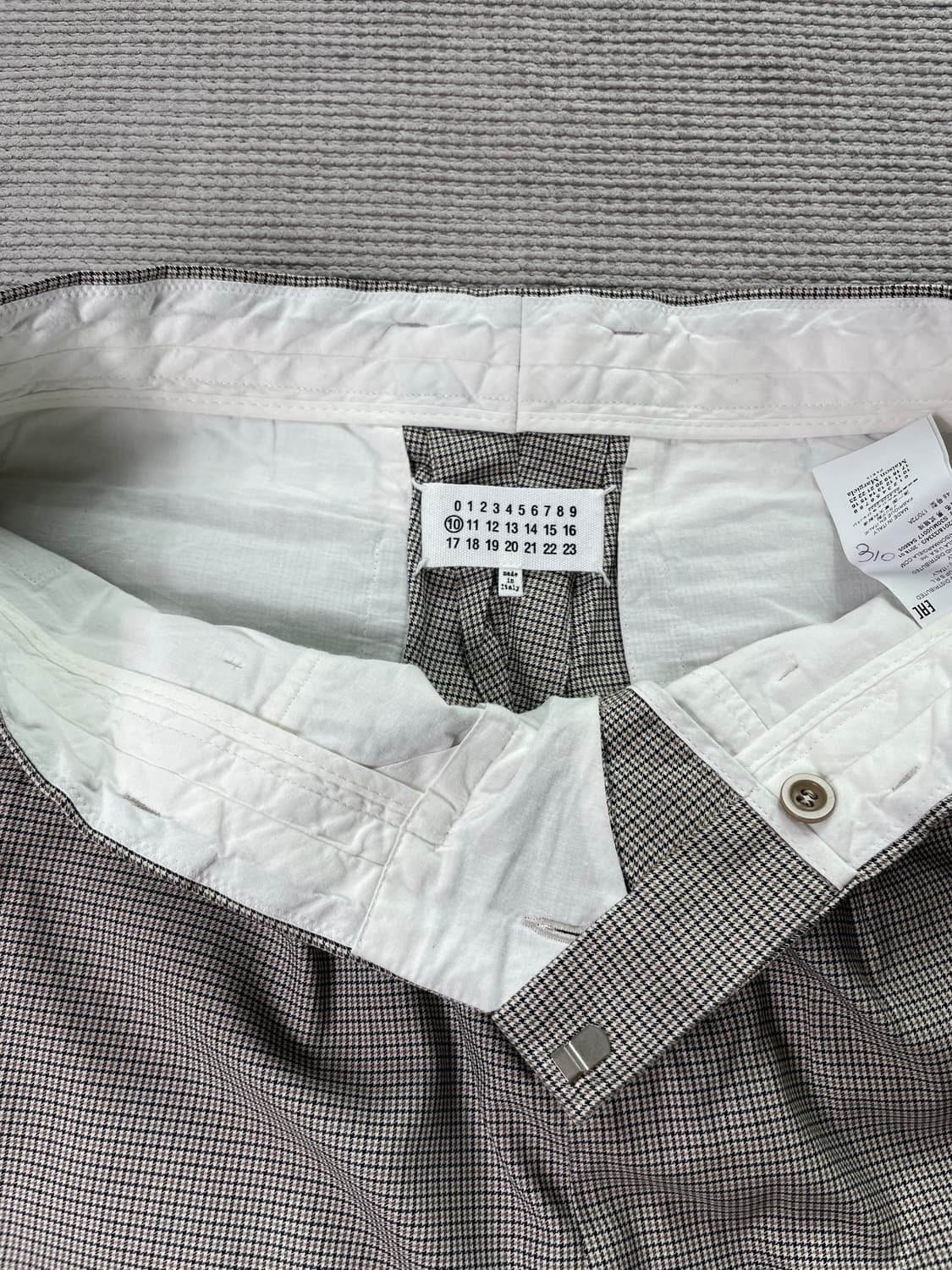 마르지엘라 체크 버뮤다 쇼츠 상품이미지4