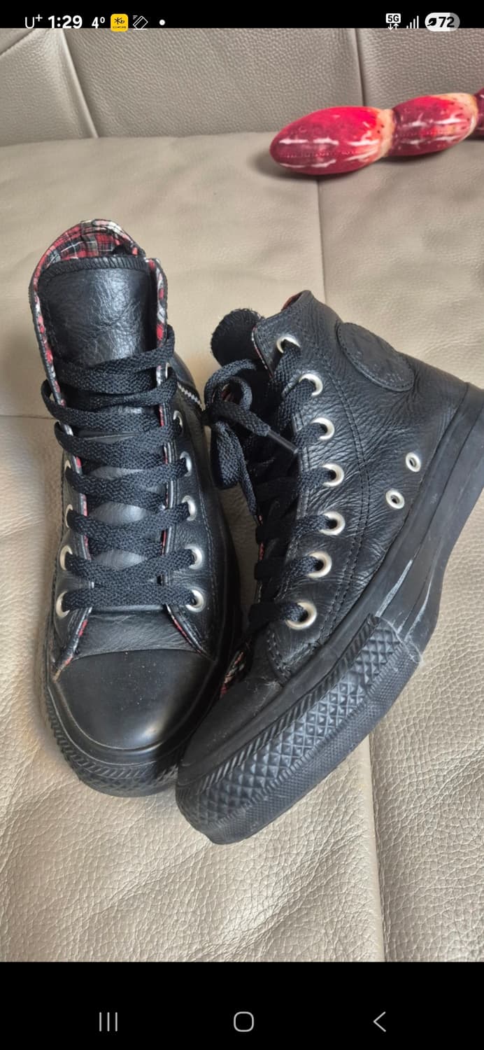 컨버스 척테일러 1970s 하이 프리미엄 레더 240mm 상품이미지1