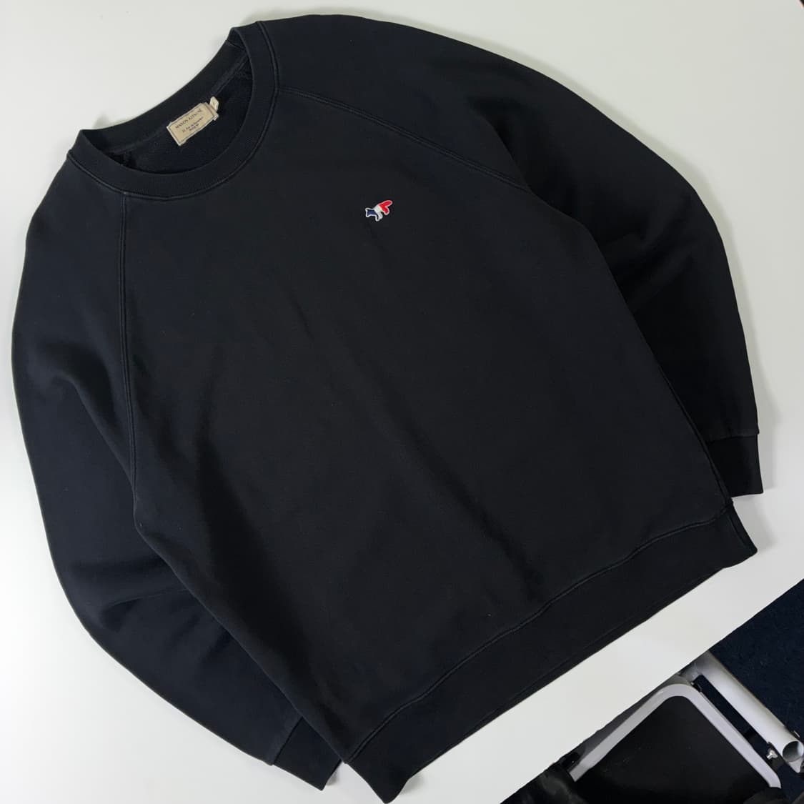 Maison Kitsune  메종키츠네 트리컬러 폭스 패치 코튼 맨투맨 상품이미지2