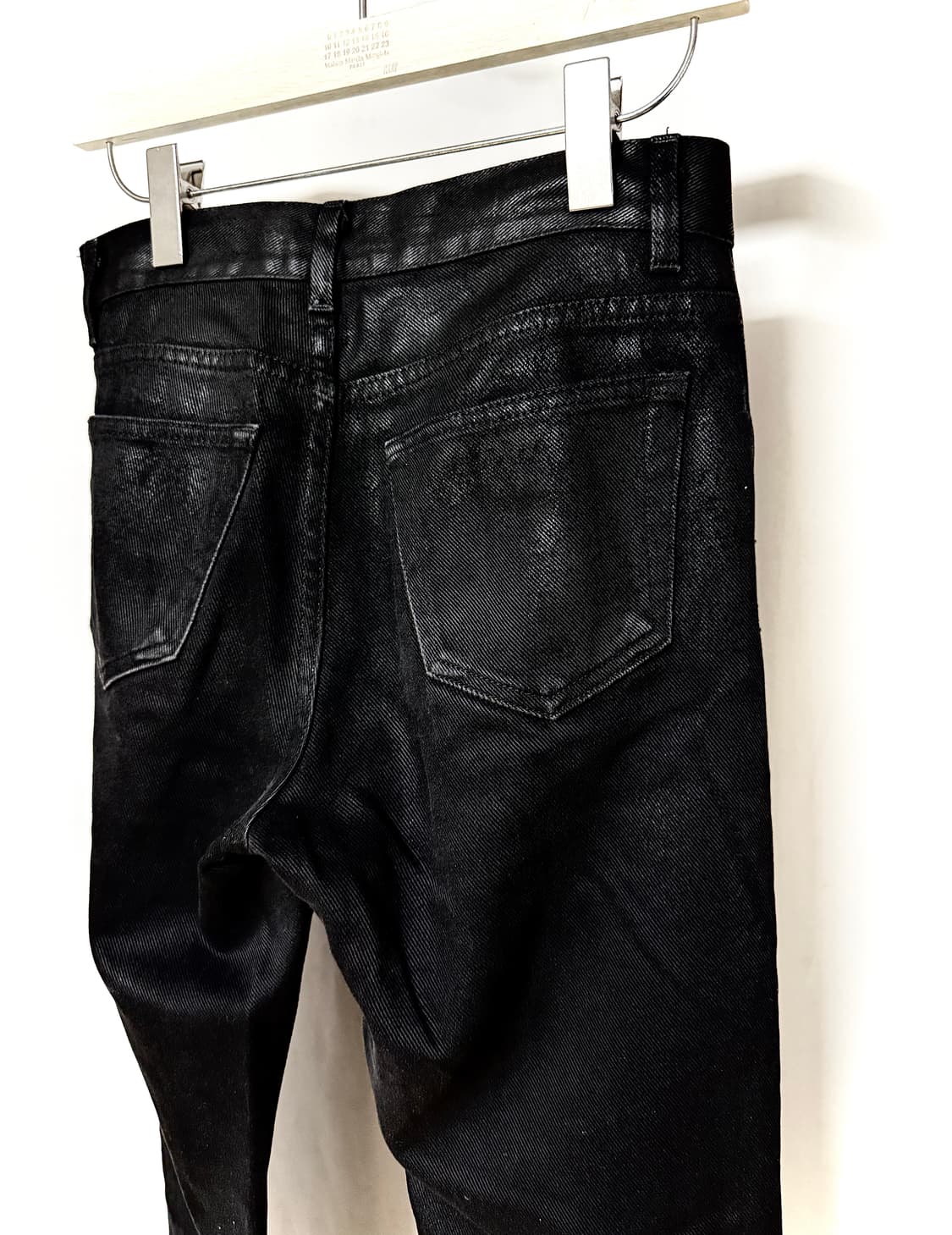 Helmut Lang 1997s Black Wax Coated Denim 상품이미지7