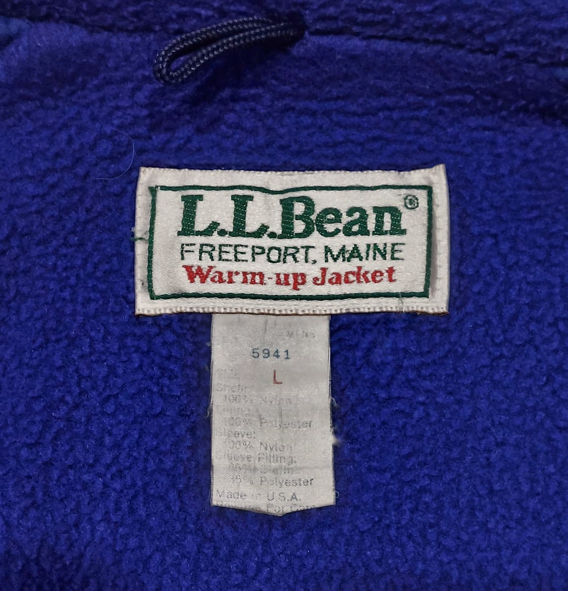 엘엘빈 웜업 쉘드 봄버 자켓 90s L 105~110 상품이미지8