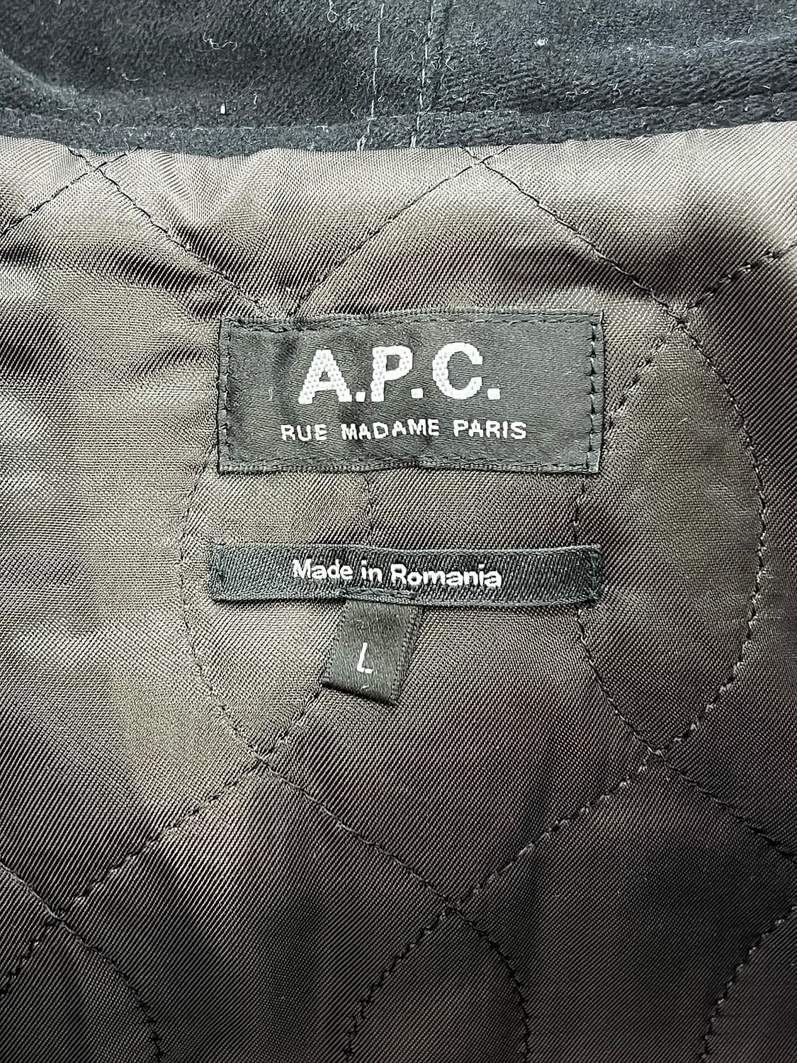 아페쎄 블랙 모드 투 포켓 후드 롱 코트 자켓 상품이미지7