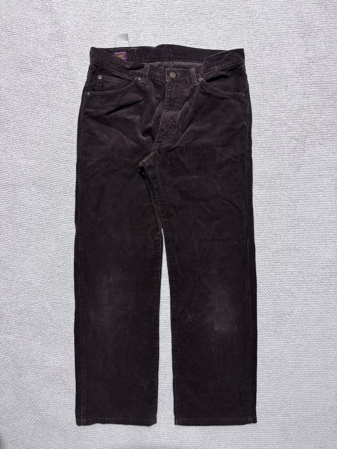 00s JAPAN Lee 브라운 코듀로이 팬츠 33 상품이미지4