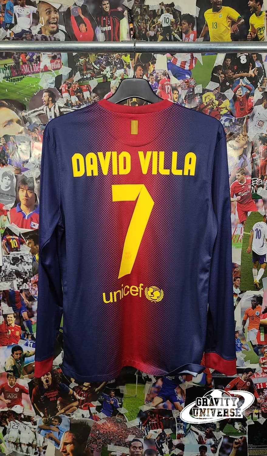 바르셀로나 12-13 다비드비야 긴팔 유니폼 상품이미지5