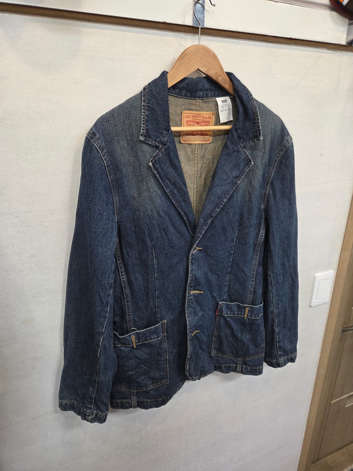 리바이스 빈티지 데님 블레이져 자켓 s 상품이미지4