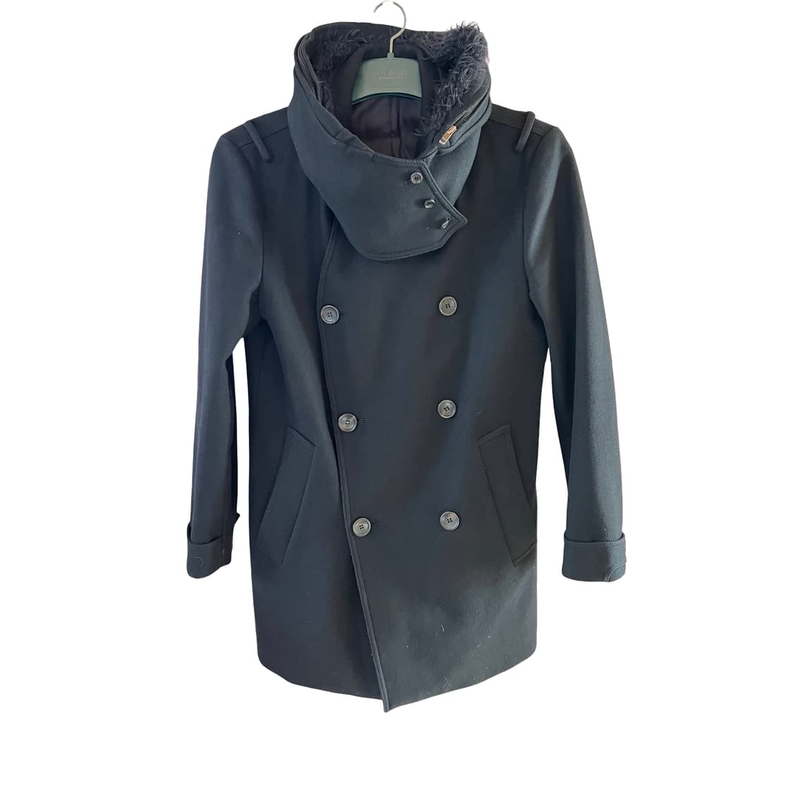 Wooyoungmi(우영미) 더블 브레스티드 하이넥 울코트 상품이미지1