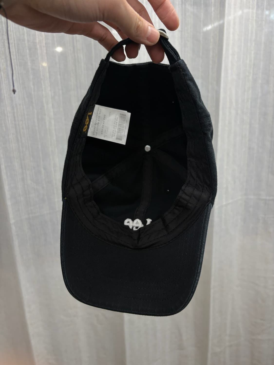 LEE 리 자수로고 볼캡 모자 Size: Free Size  상품이미지3