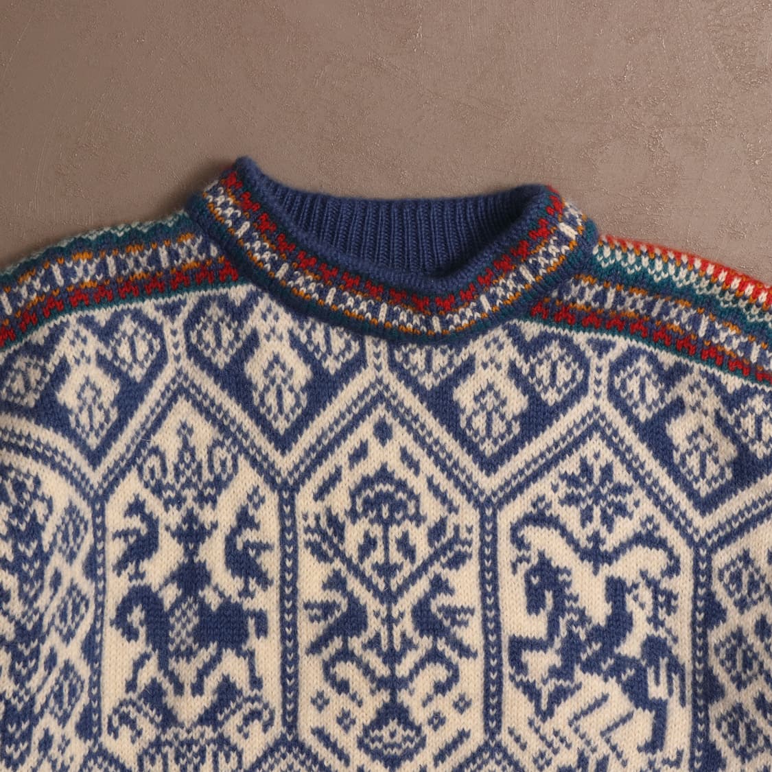 빈티지 노르딕 헤비울 스웨터 A1791 상품이미지2