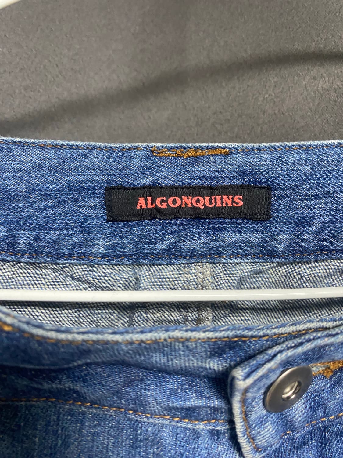 Algonquins print denim pants 상품이미지3