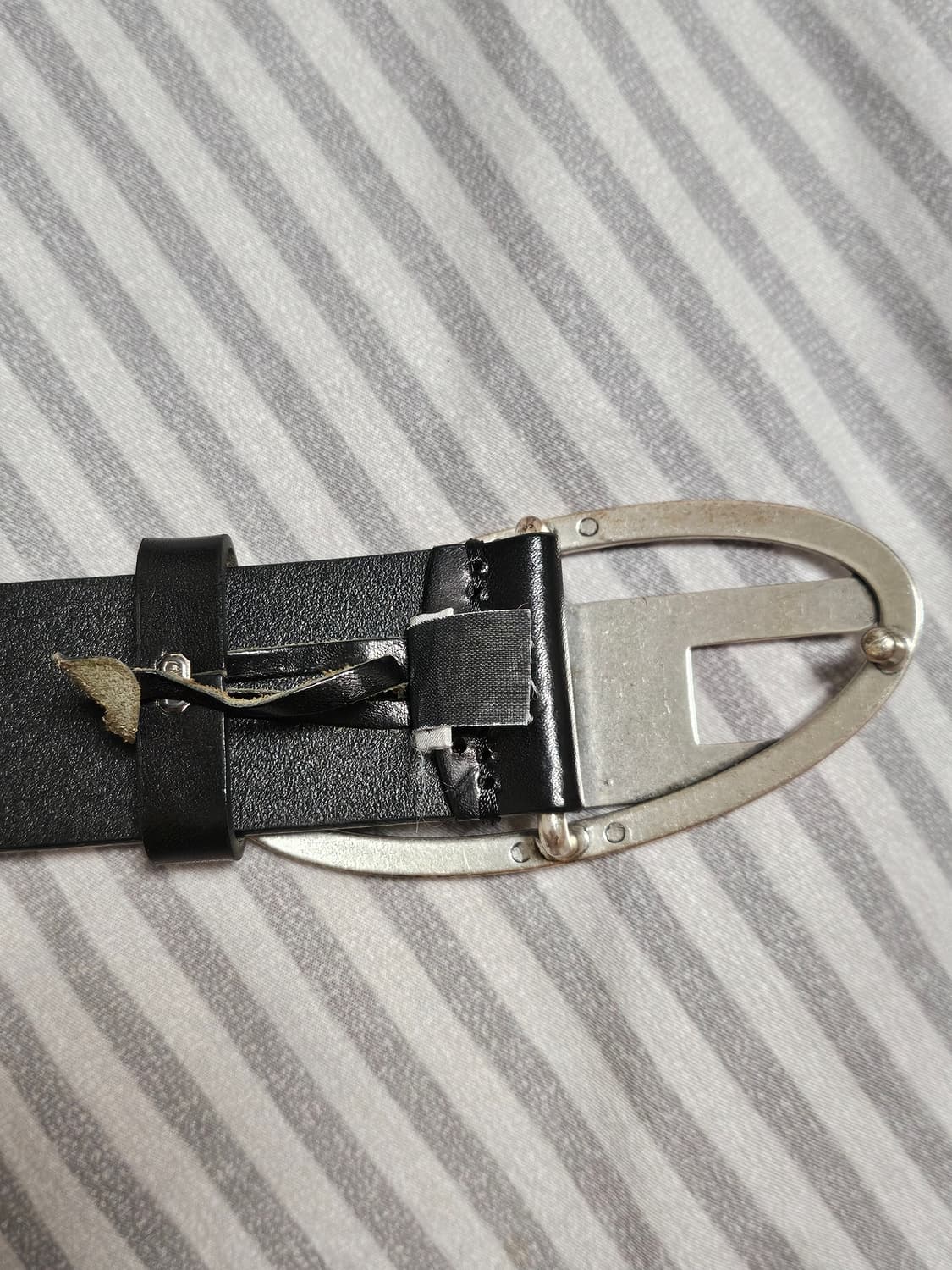 디젤 OVAL D LOGO B-1DR 벨트 상품이미지5