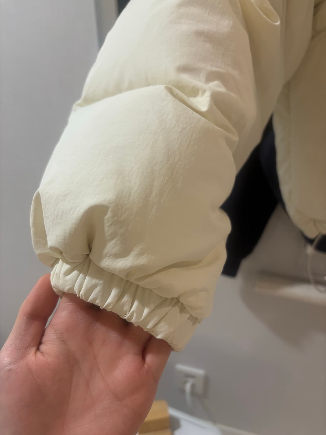 시눈 숏패딩 아이보리 상품이미지3