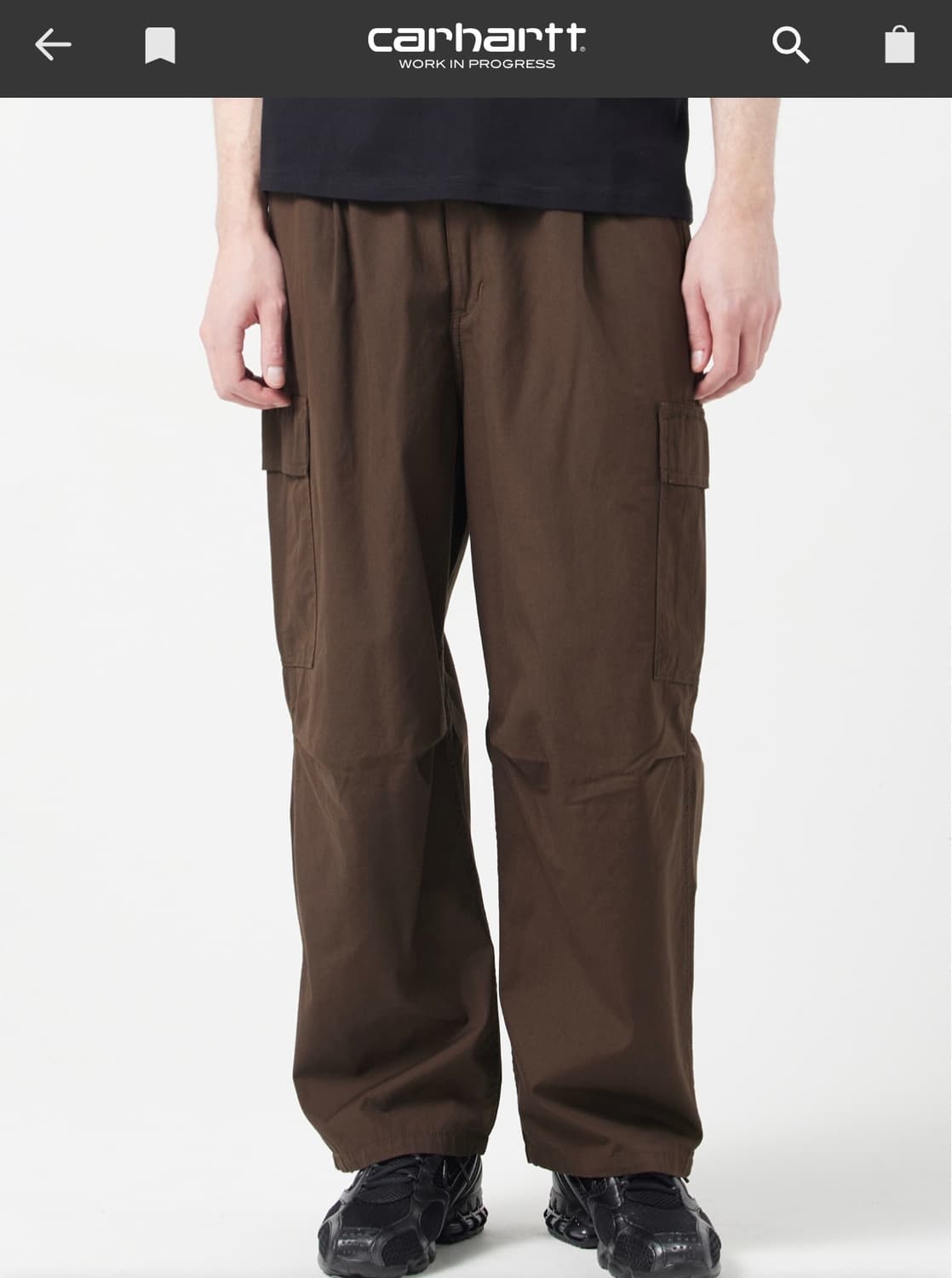 칼하트 콜 카고 팬츠 레인 리베리카 린스드 30 상품이미지2