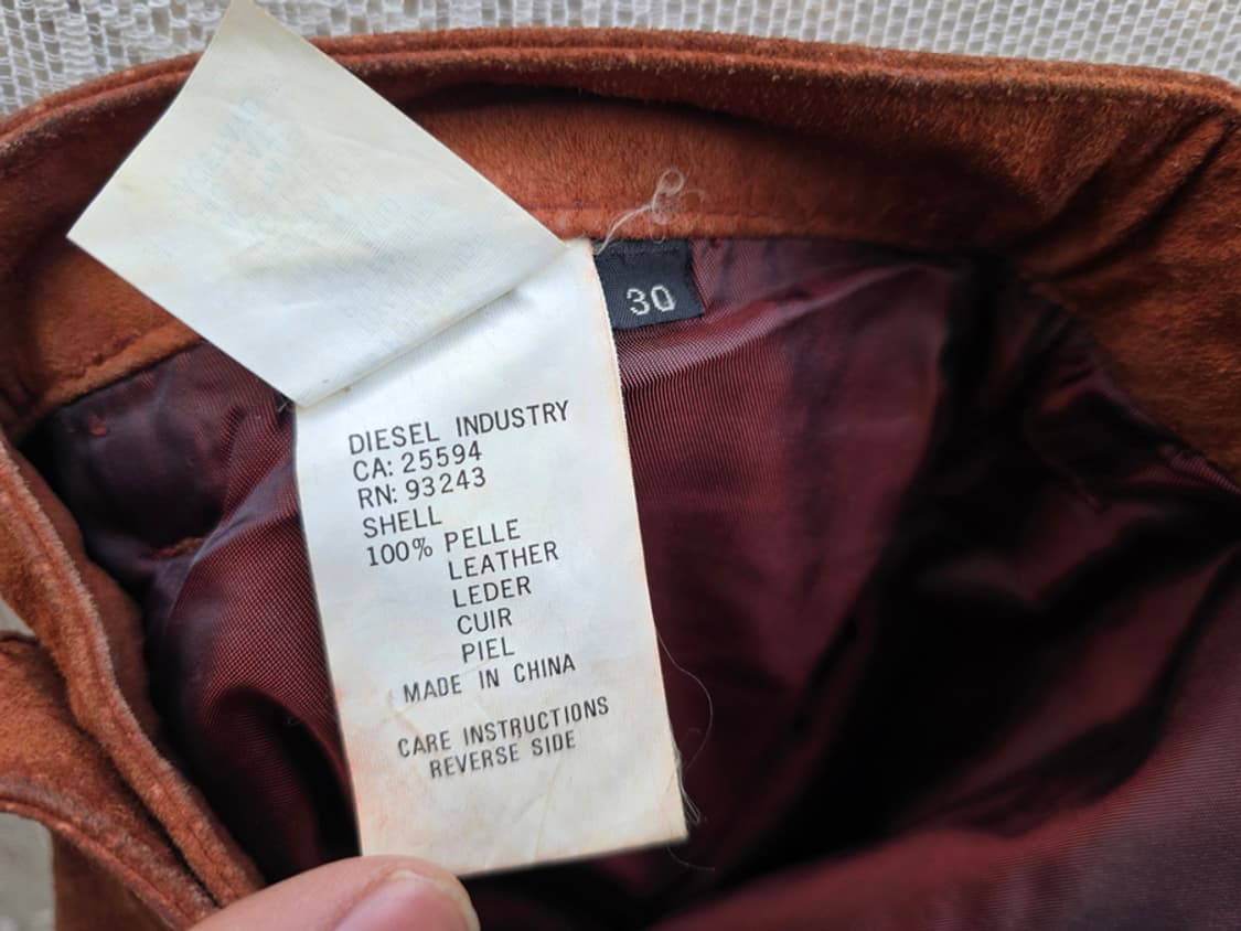 00s 디젤 가죽 팬츠 상품이미지8